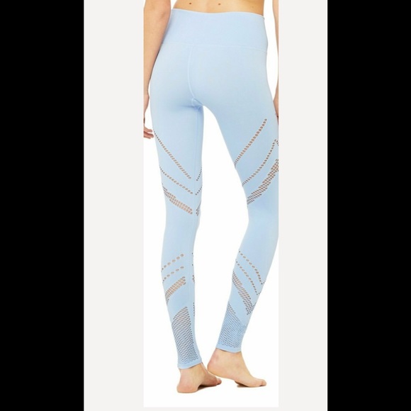 Alo yoga high waist seamless legging UV blue S - Picture 2 of 4